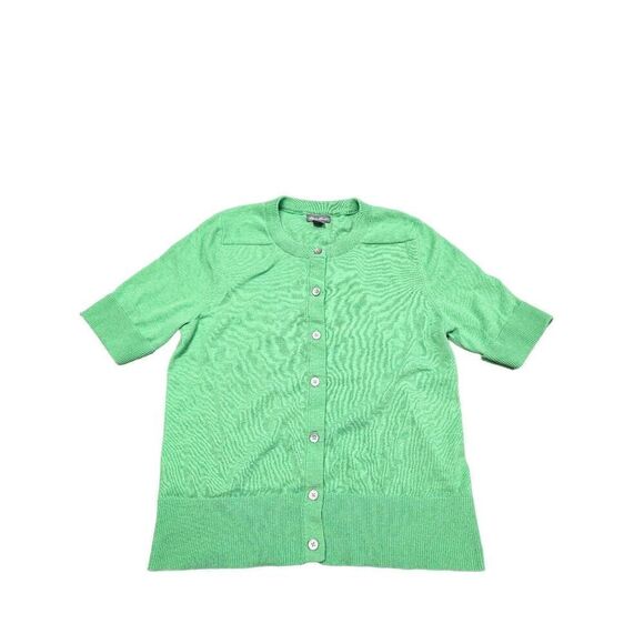 Eddie Bauer Cardigan Sweater Mint Green Cotton Nylon Blend Misses Medium - Picture 1 of 6